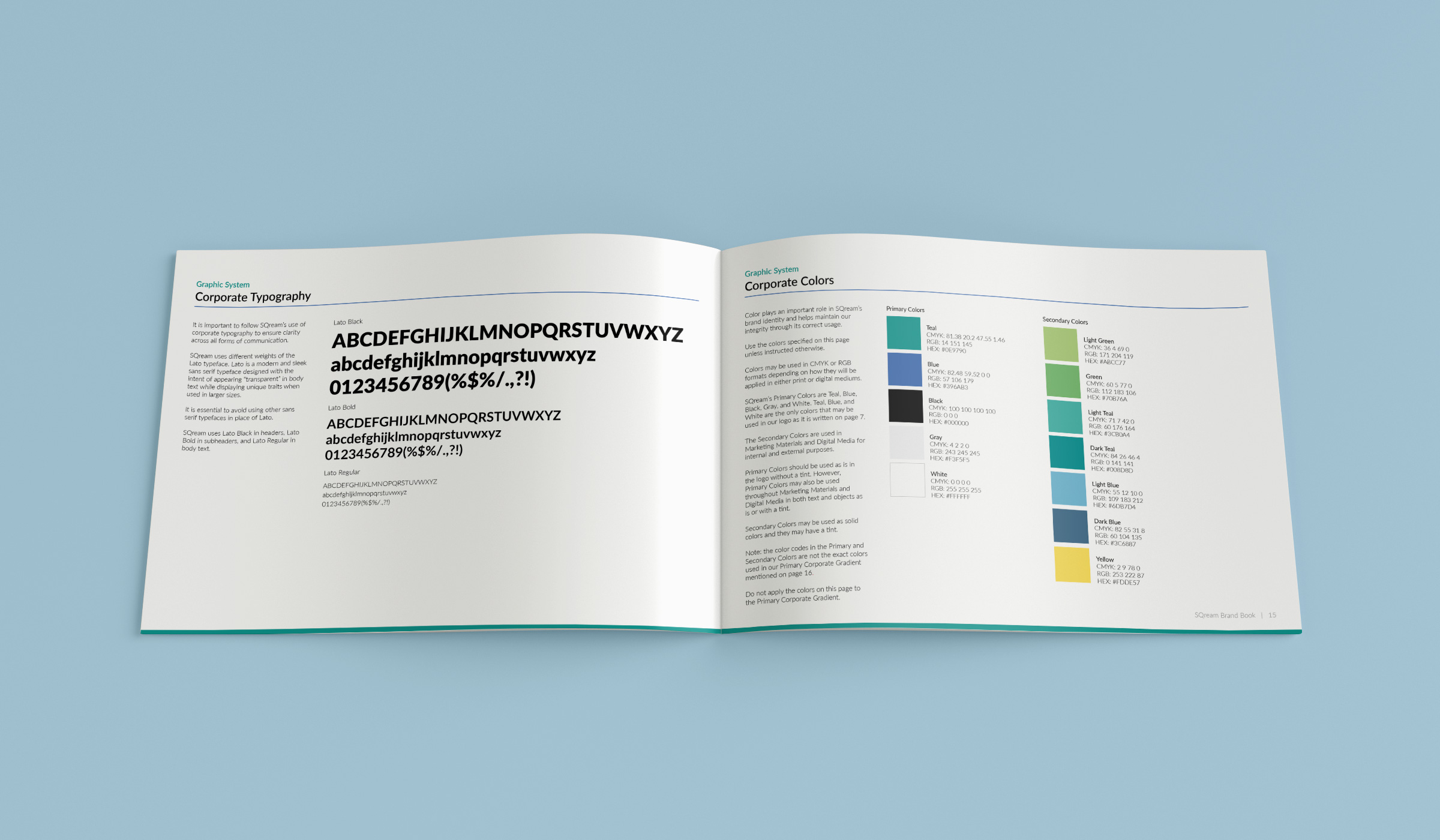 Free brand identity guidelines template. Brand Book Creation For Sqream Big Data Analytics Software Vendor Made By Samantha