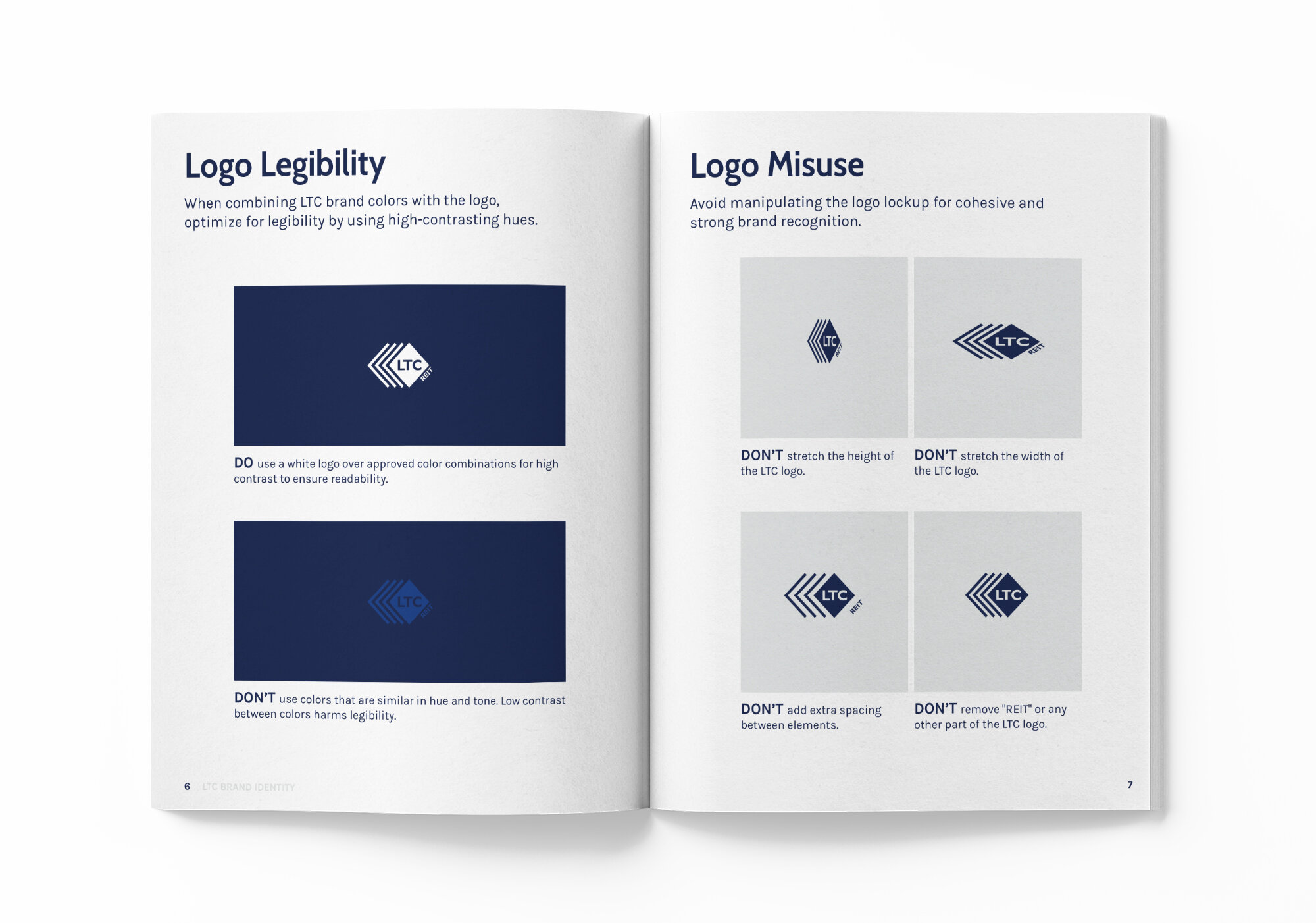 This free psd mockup is easy to edit with smart . Ltc Reit Brand Book Tanya Zhang