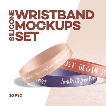 You may use it in your private and . Silicone Wristband Mockups Set Mock Up By Rebrandy For Photoshop Purchase Download And Use