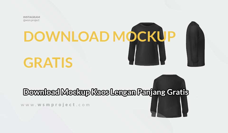 Template kaos lengan panjang depan belakang psd. Download Mock Up Kaos Polos Psd Free Psd Mockup World Design Assets