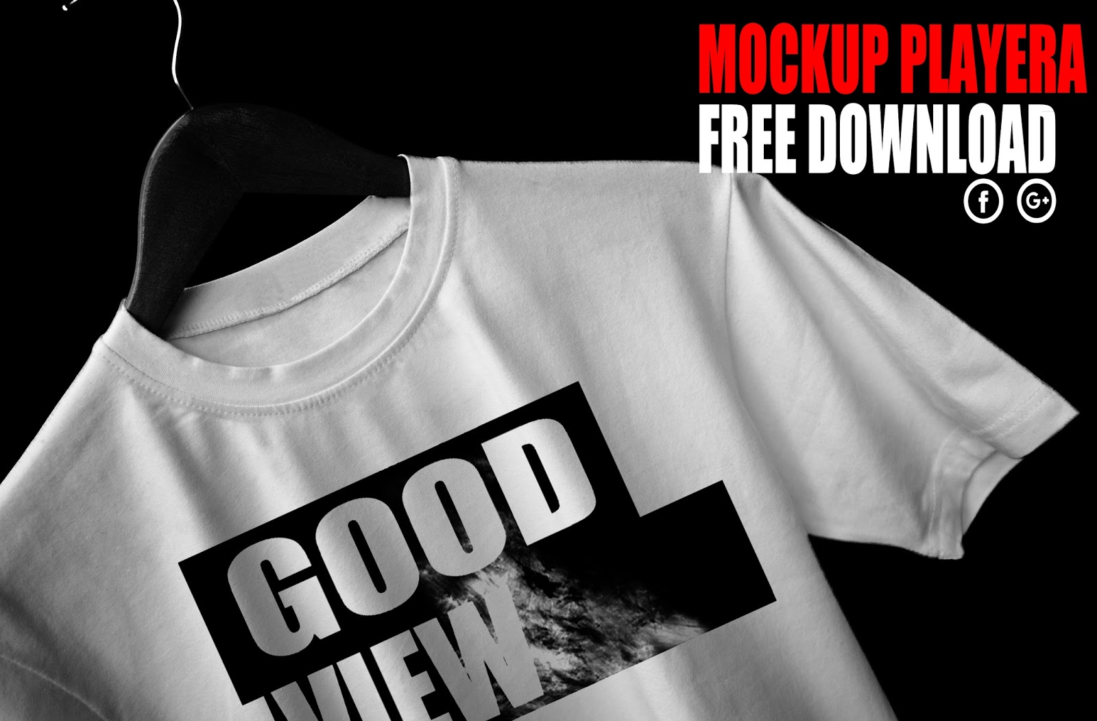 Mockup de una playera blanca en formato psd y gratis. Descarga Recursos Gratis Mockup Playera