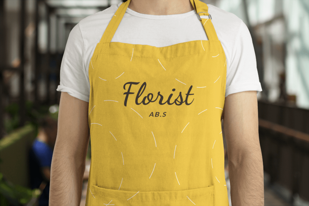 Apron mockup is a free easily editable psd resource with smart object layers and a customizable background. Apron Mockup Scene With Model