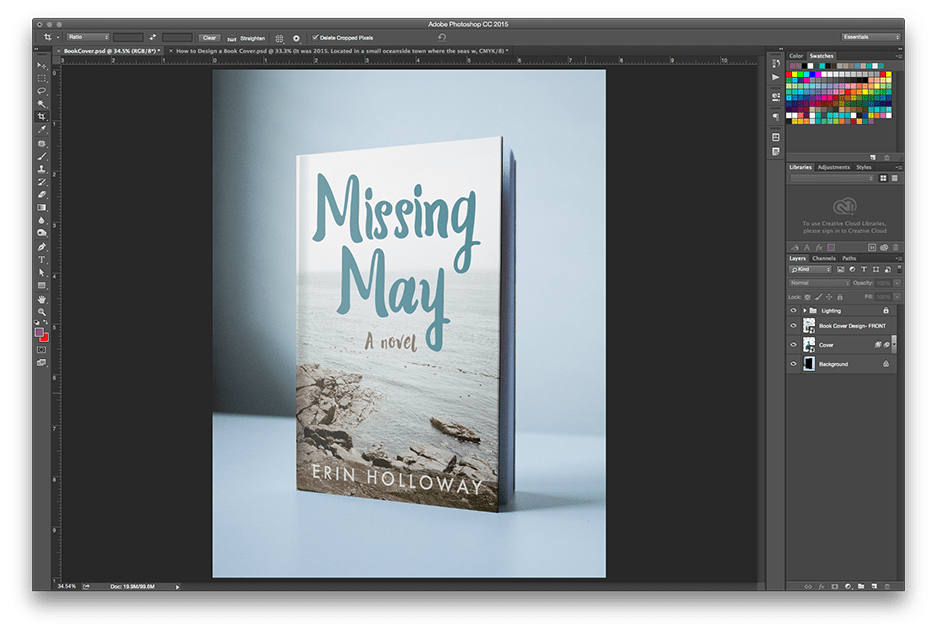 A book mockup turns your cover into a 3d rendering or a full . How To Make A Book Mockup Finicky Fox Design