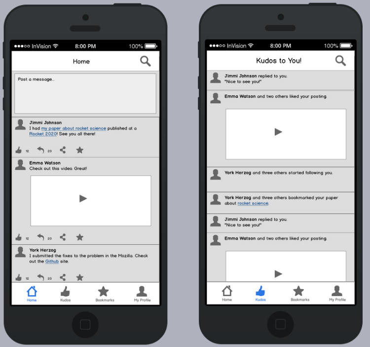 If your app will be in both android and ios, create both versions at the same time, following their respective design guidelines. Rapid Prototyping Using Balsamiq And Invision Jiyoung Oh