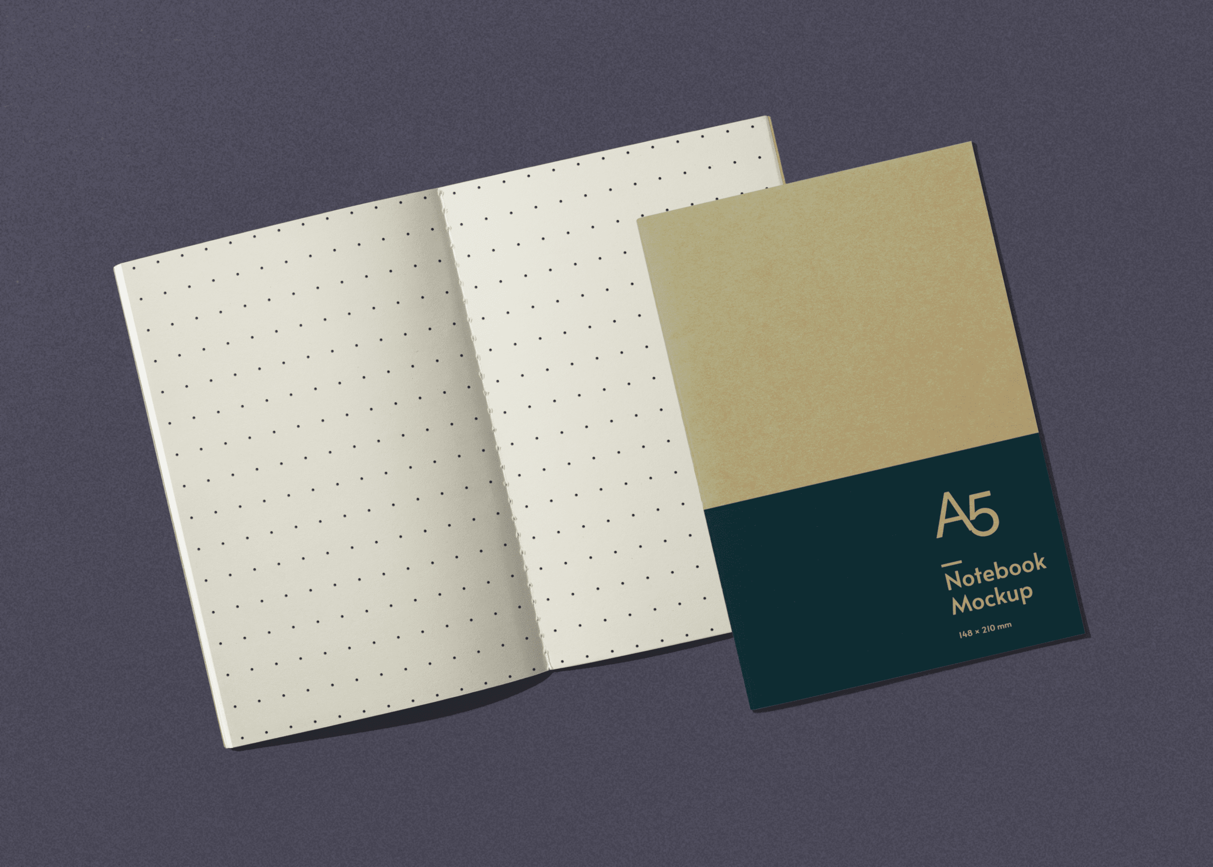 These a5 arc disk notebook mockups help you design awestruck notebook presentation with five different scenes and additional objects. A5 Notebook Mockup Scene