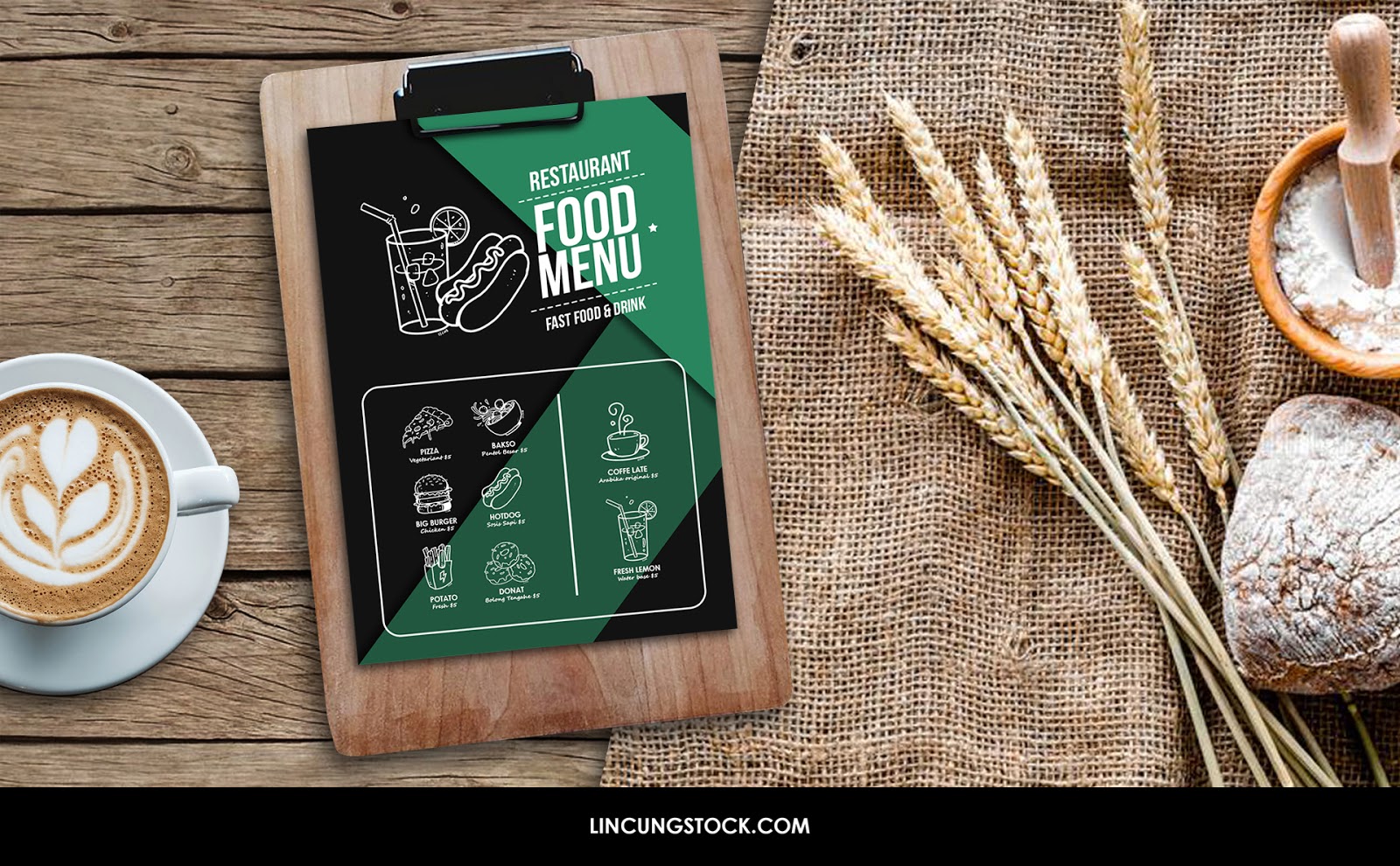 ✓ free for commercial use ✓ high quality images. Free Download Clipboard Food Menu Restaurant Mock Up Psd File Lincung Stock
