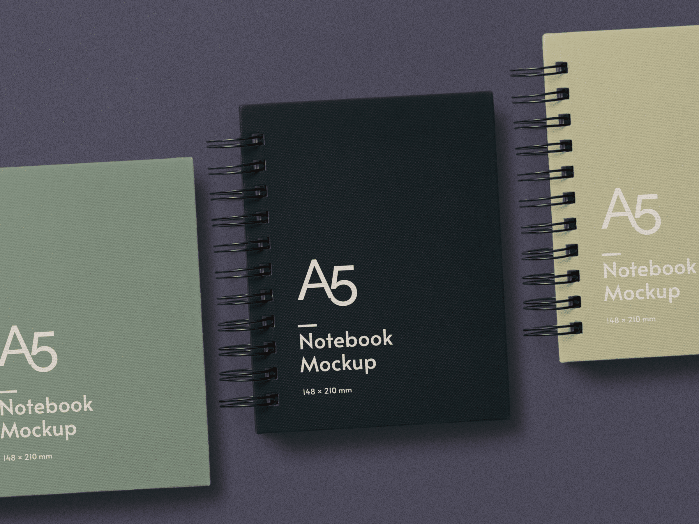Since book mockups help to iron out the creases . Free A5 Mockup Notebook Scene