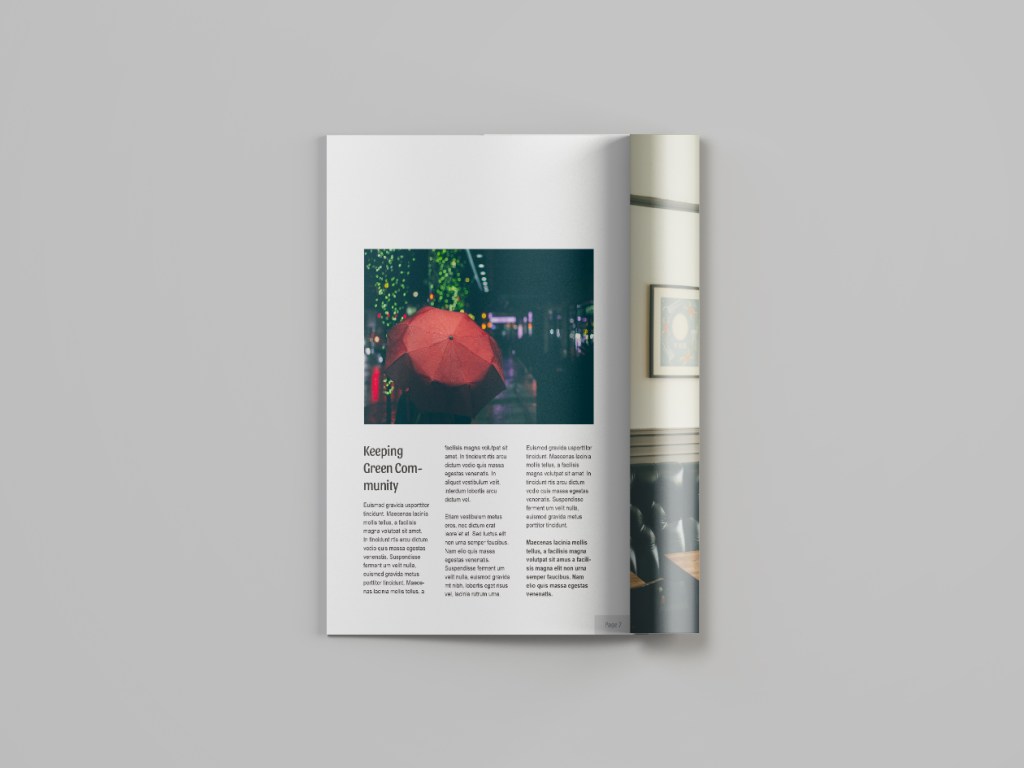 12+ Download Single Page Magazine Mockup&nbsp;Psd