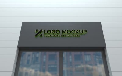 46+ Download Shop Facade Logo Mockup 2&nbsp;Psd