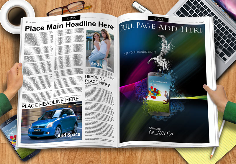 21+ Download Mockup Newspaper Ad&nbsp;Psd