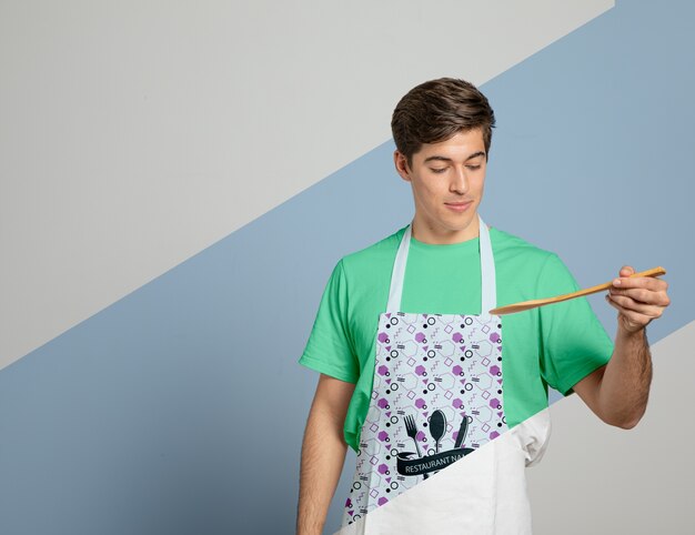22+ Download Chef Apron Mockup Free Psd