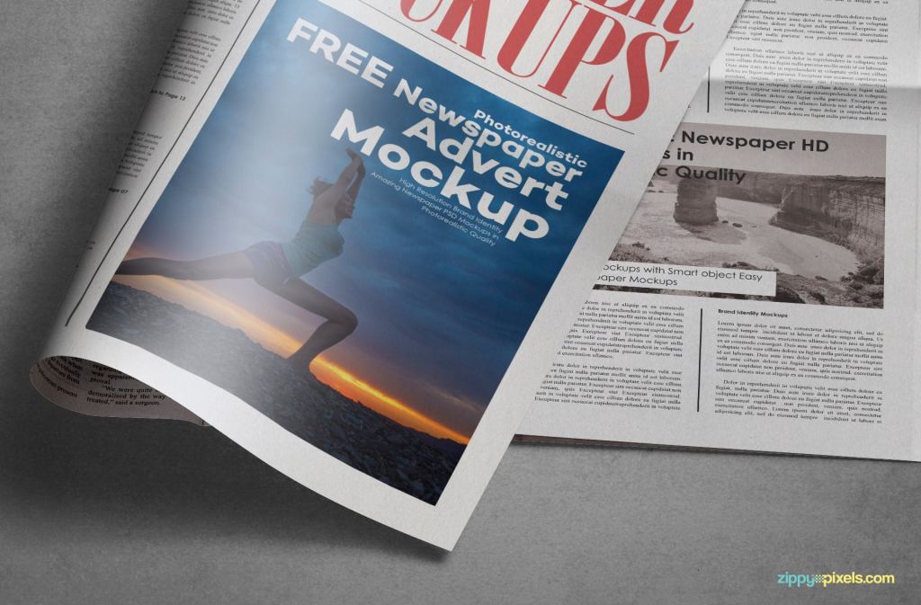 18+ Download Newspaper Free Mockup Psd