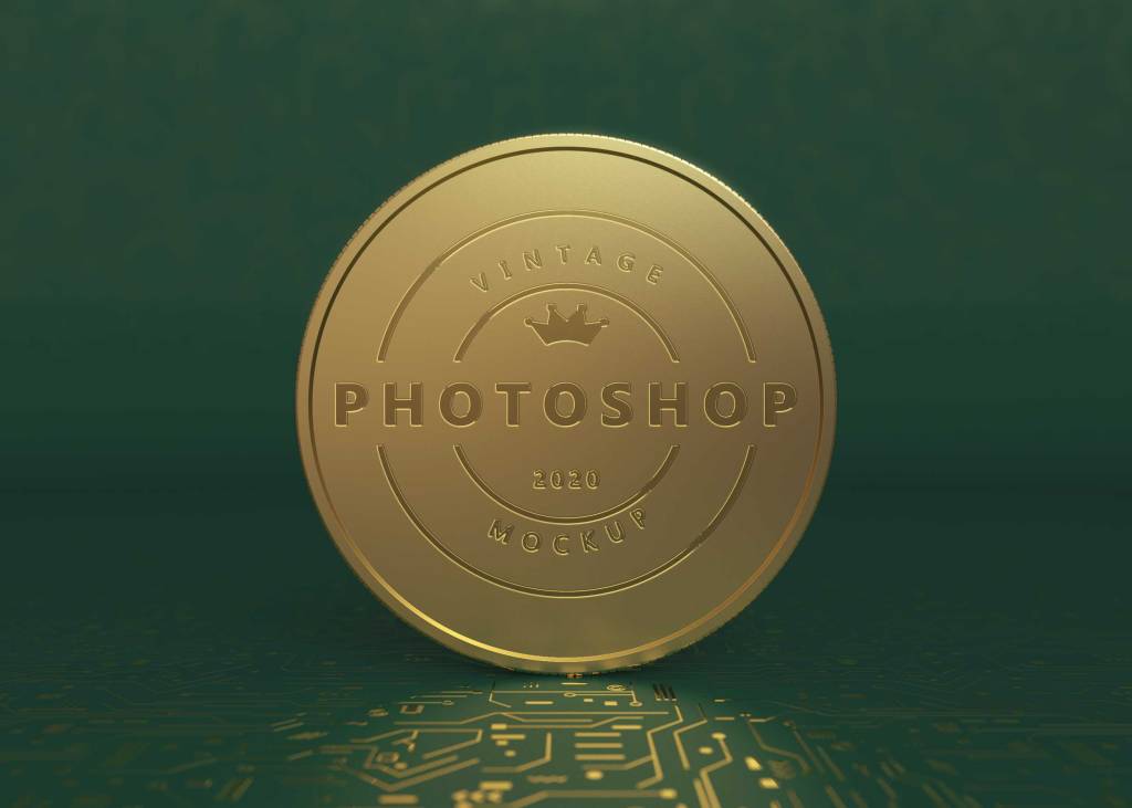 12+ Download Coin Mockup Psd&nbsp;Free