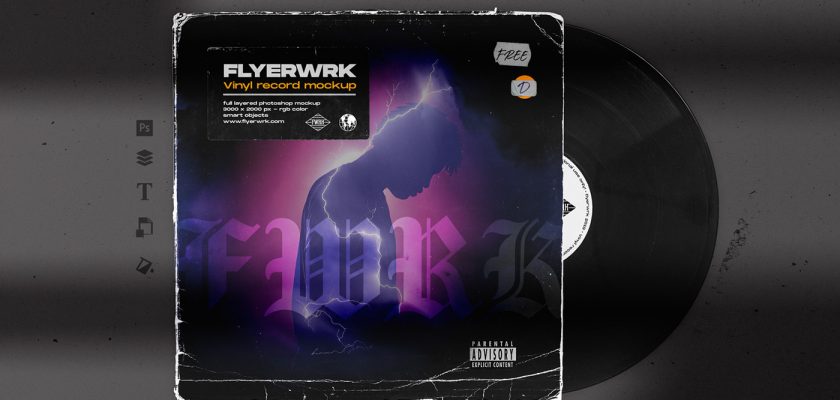 33+ Download Vinyl Record Psd Mockup Free