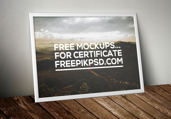 17+ Download Certificate Mockup Free&nbsp;Psd