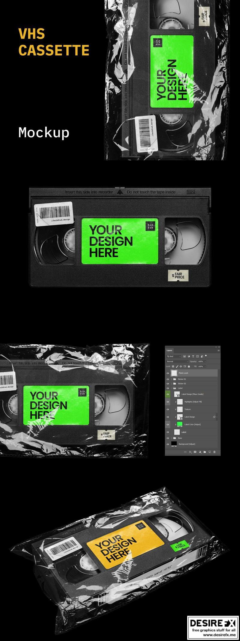 30+ Download Vhs Cassette Mockup Free Psd