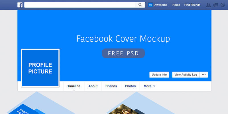 44+ Download Facebook Cover Mockup Online&nbsp;Psd