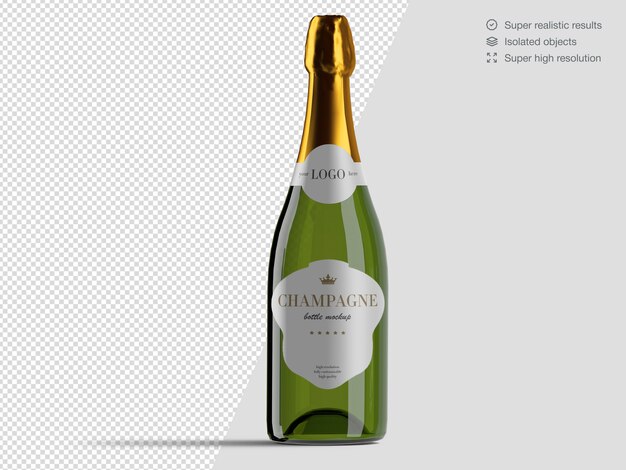 49+ Download Champagne Bottle Mockup&nbsp;Psd