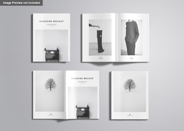 44+ Download Stapled Booklet Mockup&nbsp;Psd