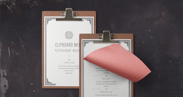 31+ Download Restaurant Menu Mockup Free&nbsp;Psd