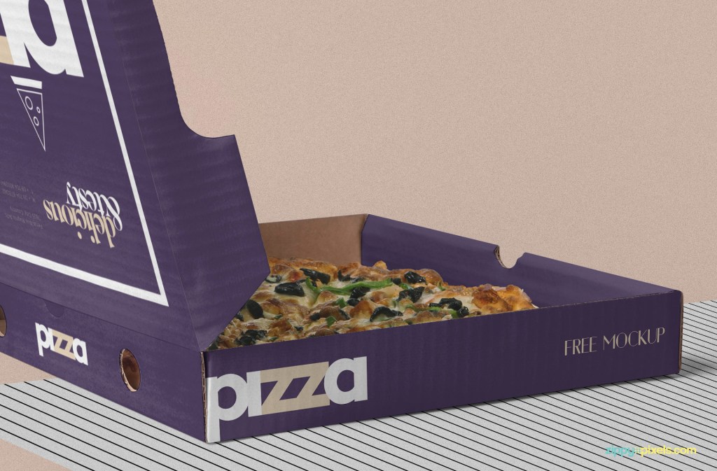 32+ Download Pizza Box Mockup Free&nbsp;Psd