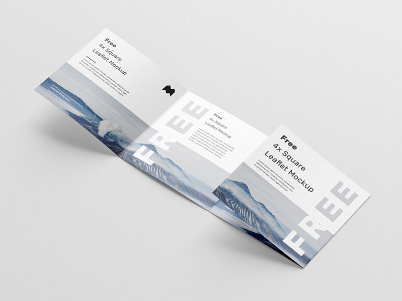 29+ Download Square Brochure Mockup Free&nbsp;Psd