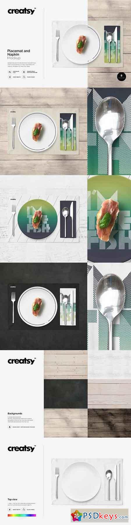 16+ Download Placemat Mockup Free Psd